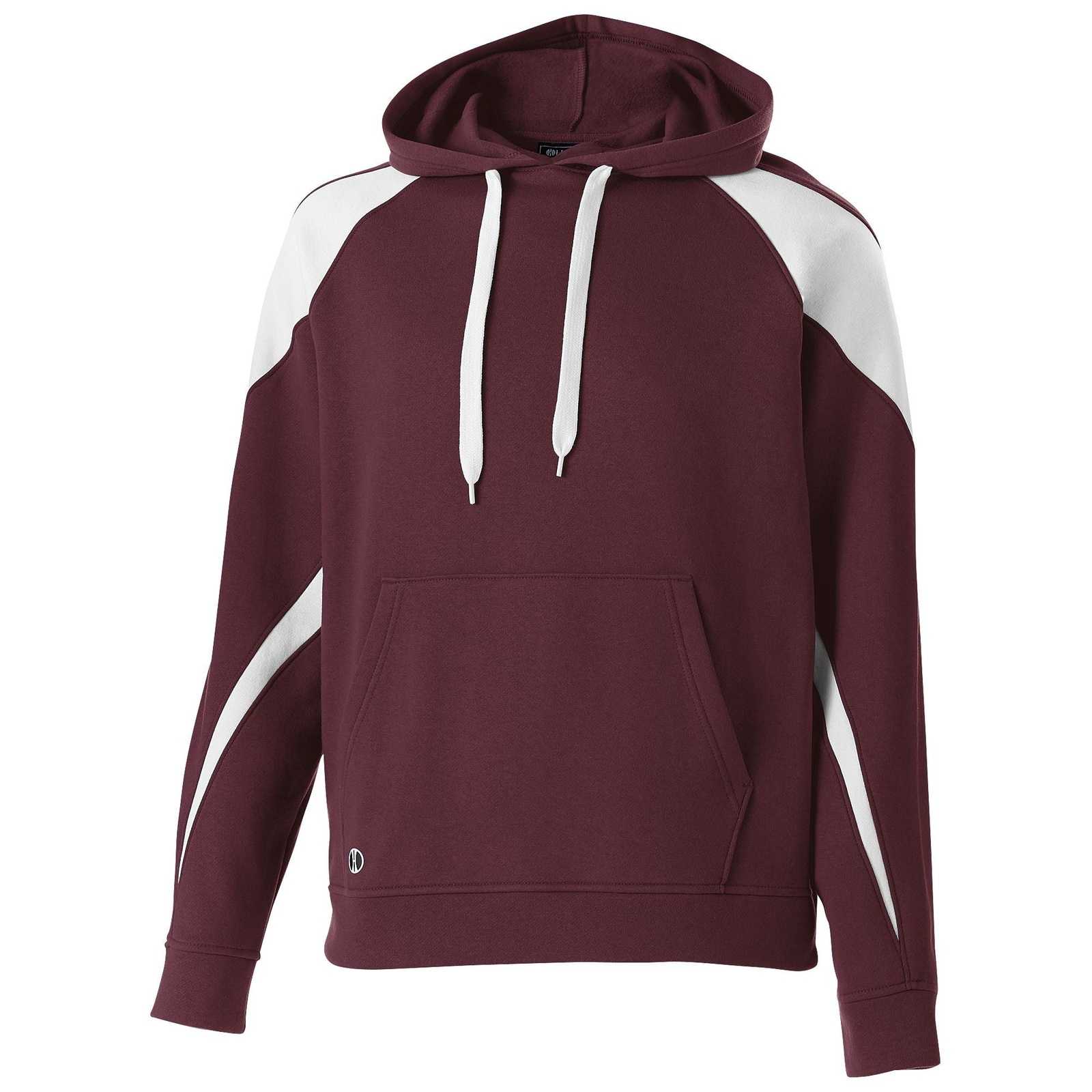 Holloway 229546 Prospect Hoodie - Maroon White - HIT a Double