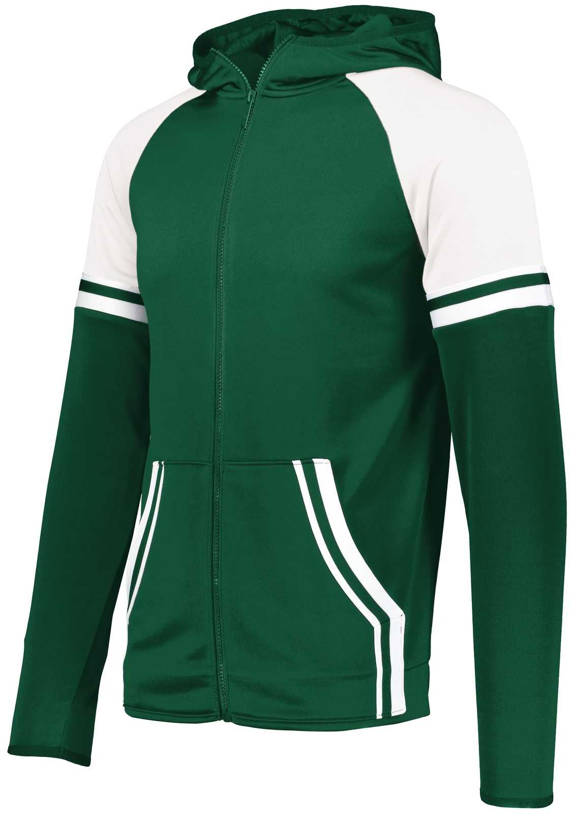 Holloway 229561 Retro Grade Jacket - Forest White - HIT a Double