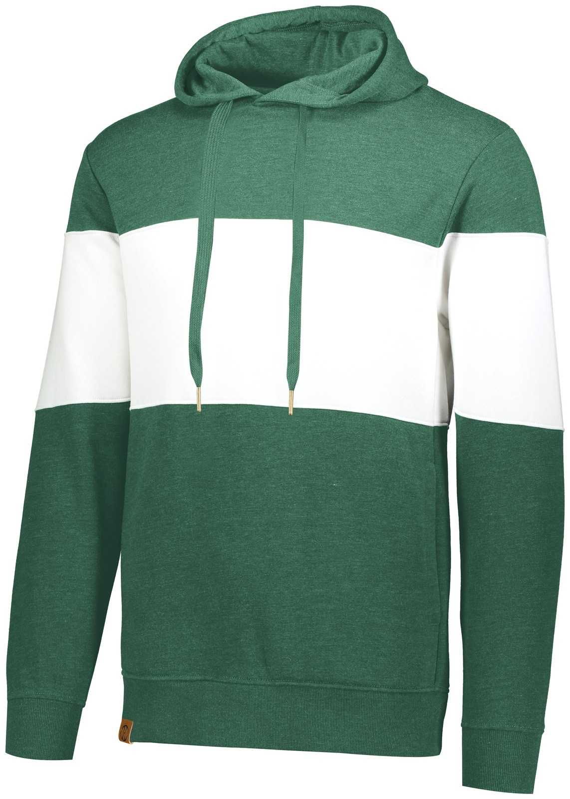 Holloway 229563 Ivy League Hoodie - Dark Green Heather White - HIT a Double