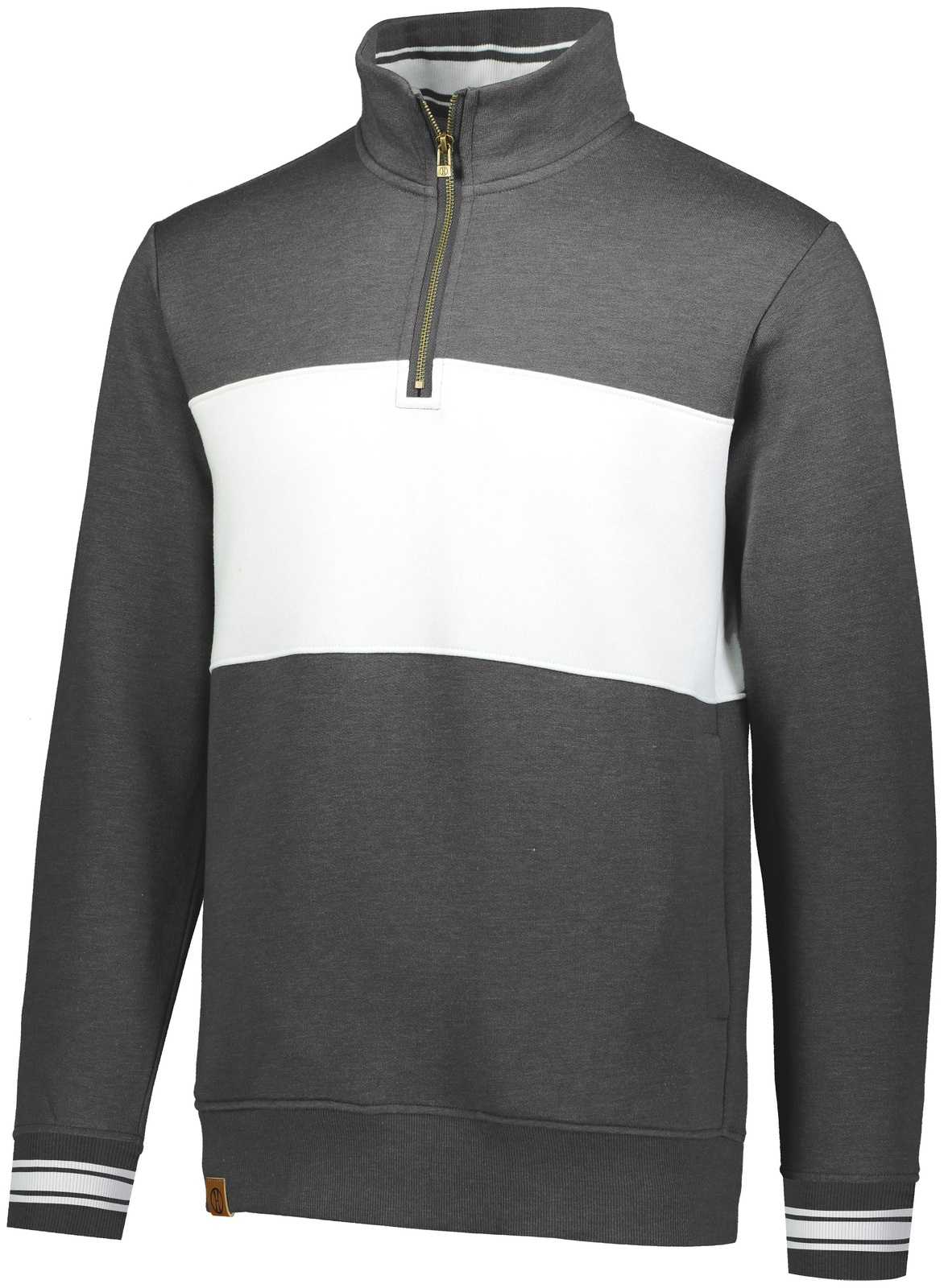 Holloway 229565 Ivy League Pullover - Carbon Heather White - HIT a Double