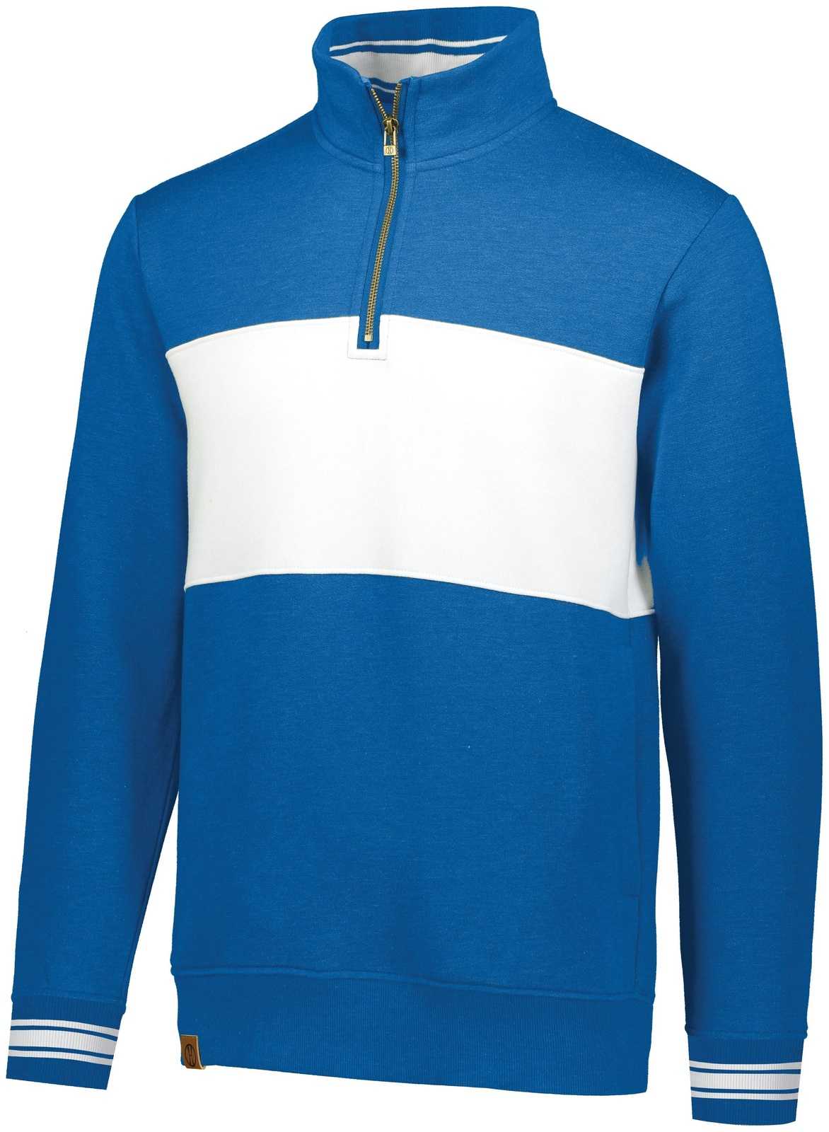 Holloway 229565 Ivy League Pullover - Royal Heather White - HIT a Double