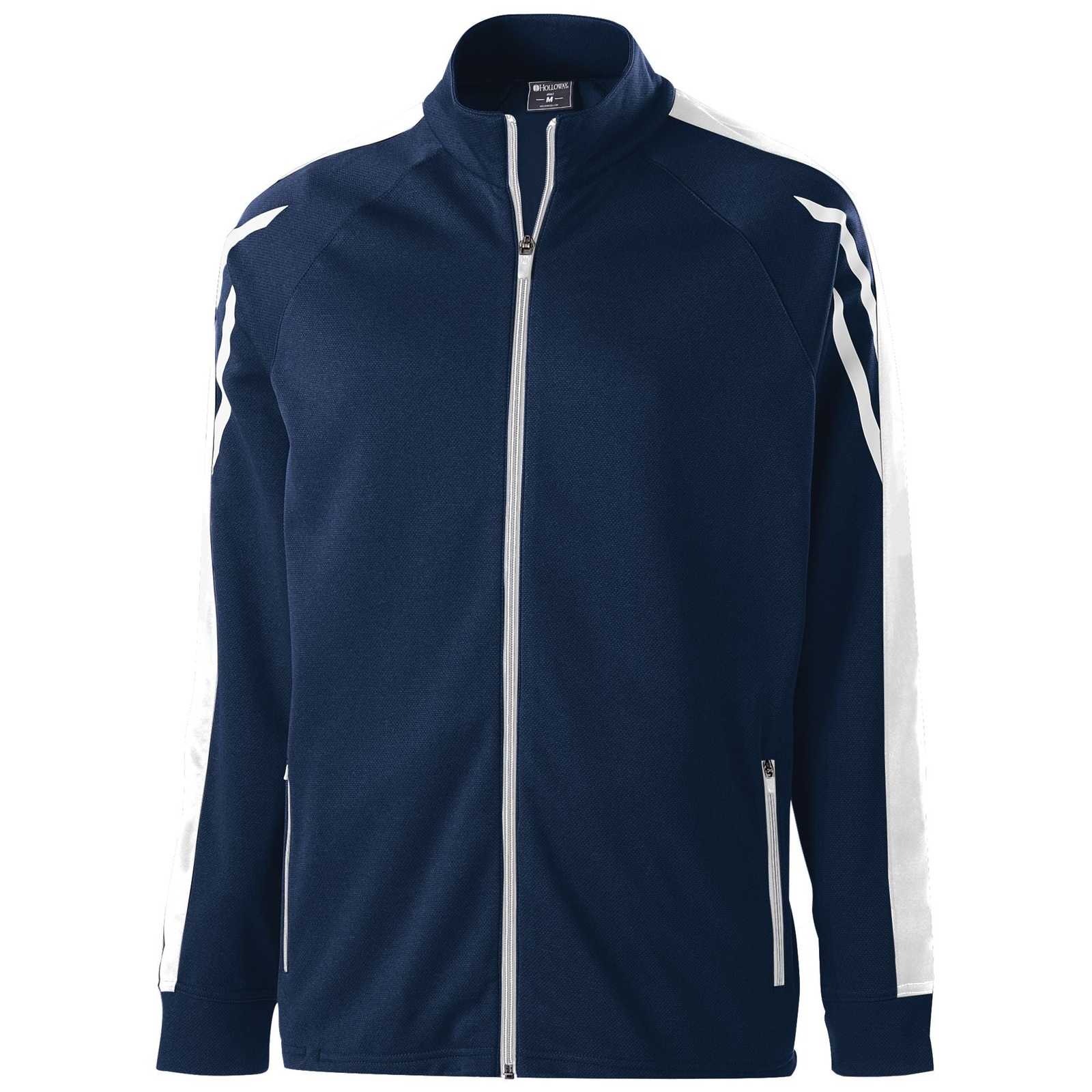 Holloway 229568 Flux Jacket - Navy White White - HIT a Double