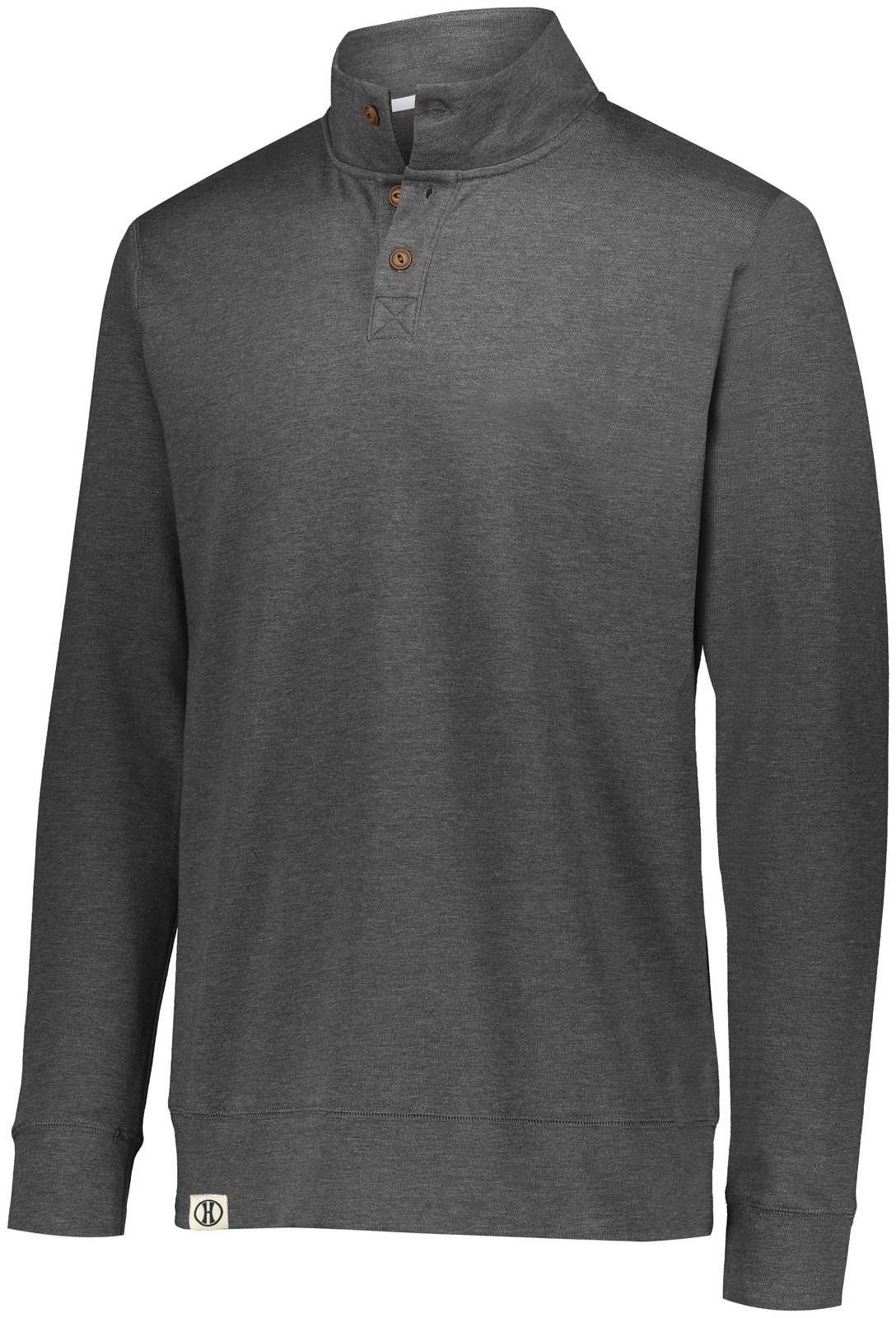 Holloway 229575 Sophomore Pullover - Black Heather - HIT a Double