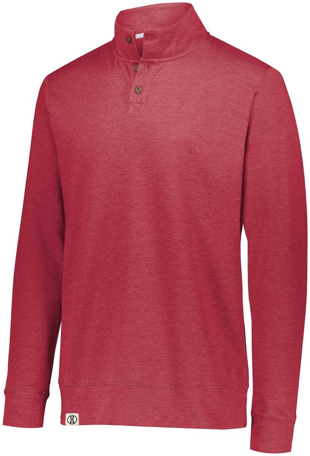 Holloway 229575 Sophomore Pullover - Scarlet Heather - HIT a Double
