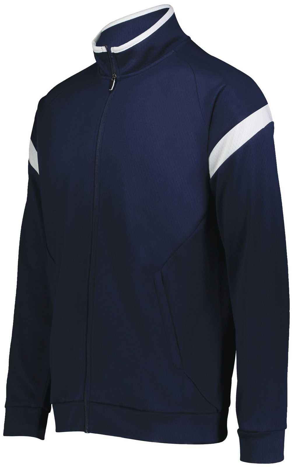 Holloway 229579 Limitless Jacket - Navy White - HIT a Double