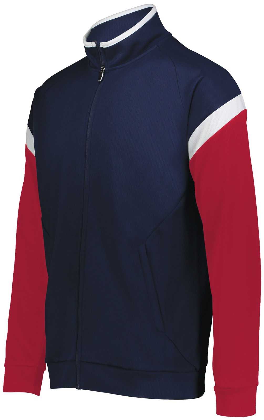 Holloway 229579 Limitless Jacket - Navy White Scarlet - HIT a Double