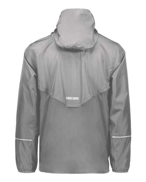 Holloway 229582 Packable Hooded Jacket - Athletic Gray - HIT a Double