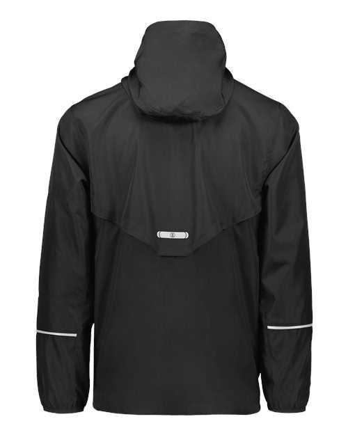Holloway 229582 Packable Hooded Jacket - Black - HIT a Double
