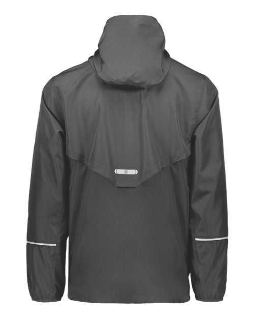 Holloway 229582 Packable Hooded Jacket - Carbon - HIT a Double