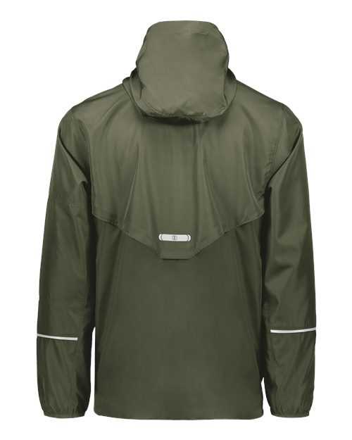 Holloway 229582 Packable Hooded Jacket - Olive - HIT a Double