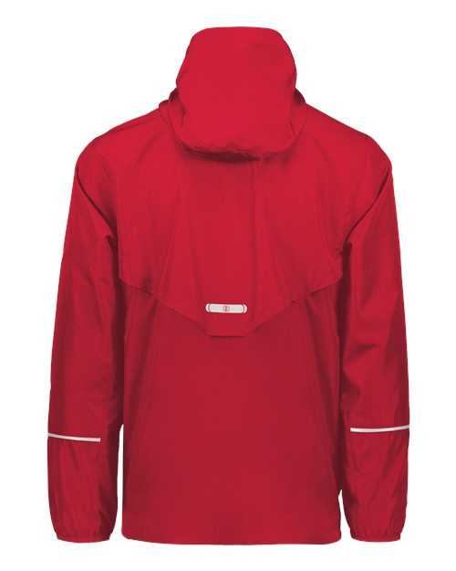 Holloway 229582 Packable Hooded Jacket - Scarlet - HIT a Double
