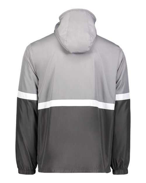 Holloway 229587 Turnabout Reversible Hooded Jacket - Athletic Gray Carbon - HIT a Double