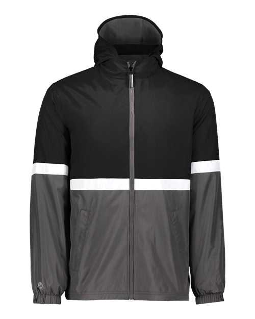 Holloway 229587 Turnabout Reversible Hooded Jacket - Black Carbon - HIT a Double