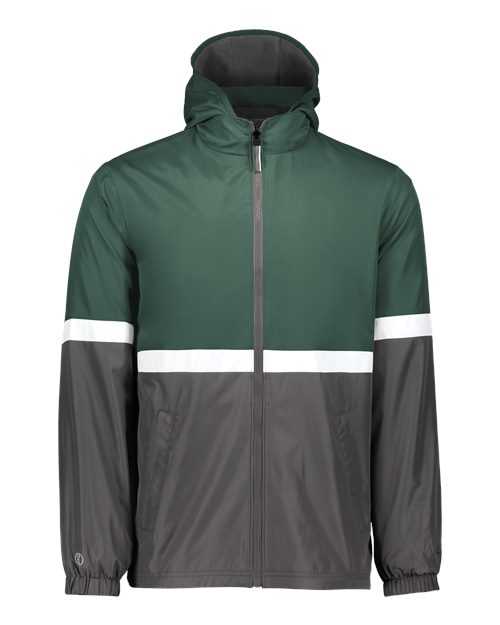 Holloway 229587 Turnabout Reversible Hooded Jacket - Dark Green Carbon - HIT a Double