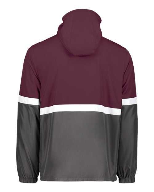 Holloway 229587 Turnabout Reversible Hooded Jacket - Maroon Carbon - HIT a Double
