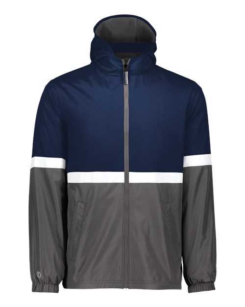 Holloway 229587 Turnabout Reversible Hooded Jacket - Navy Carbon - HIT a Double