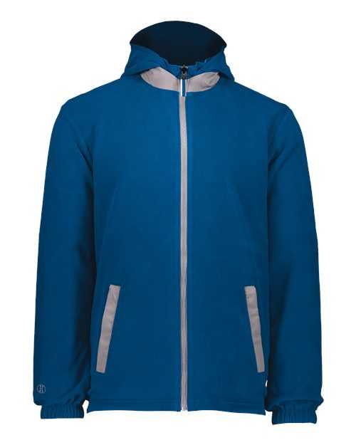 Holloway 229587 Turnabout Reversible Hooded Jacket - Royal Carbon - HIT a Double