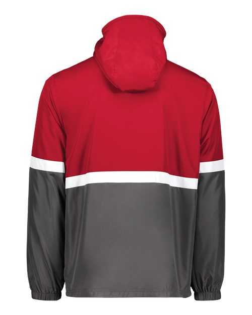 Holloway 229587 Turnabout Reversible Hooded Jacket - Scarlet Carbon - HIT a Double