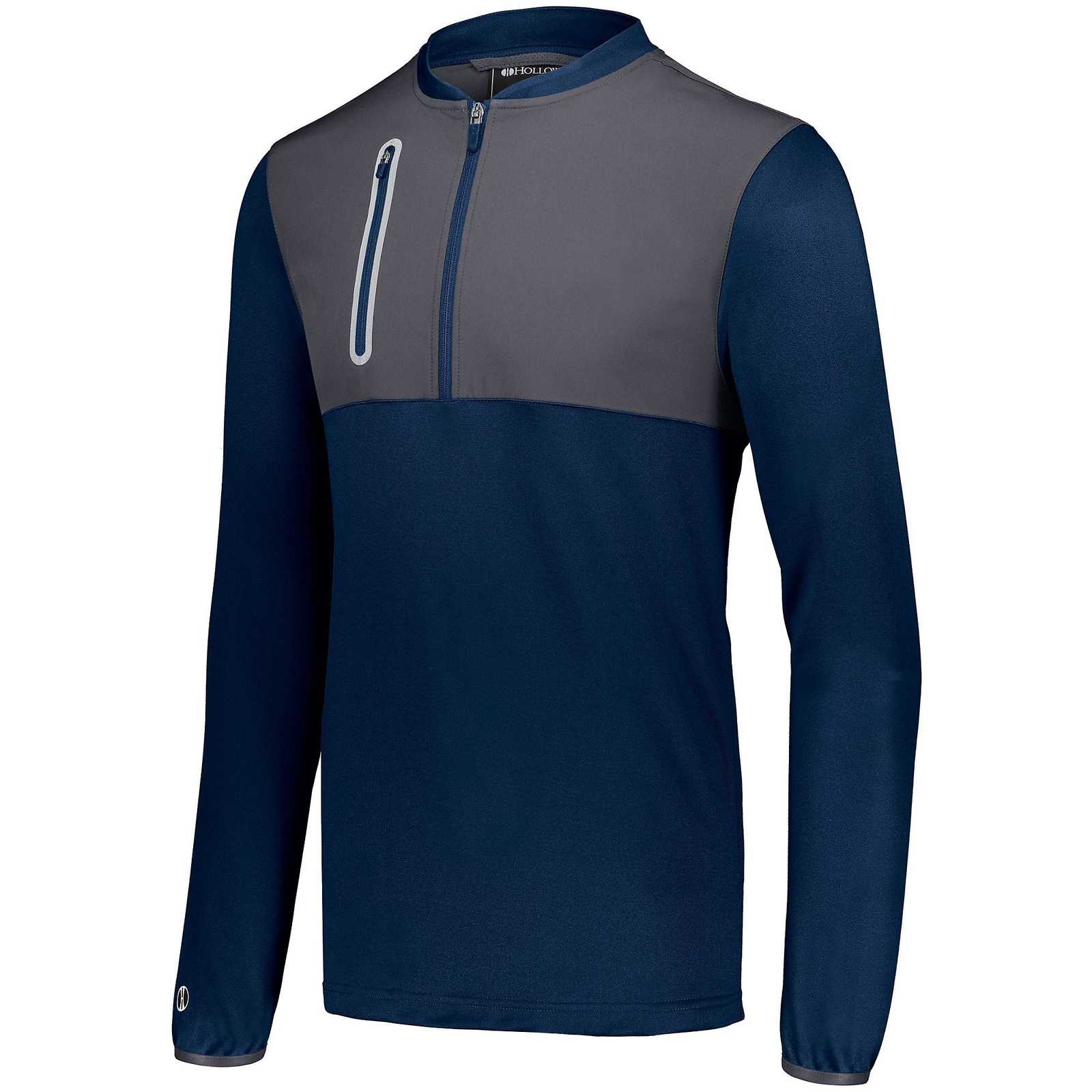Holloway 229596 Weld Hybrid Pullover - Navy Carbon - HIT a Double