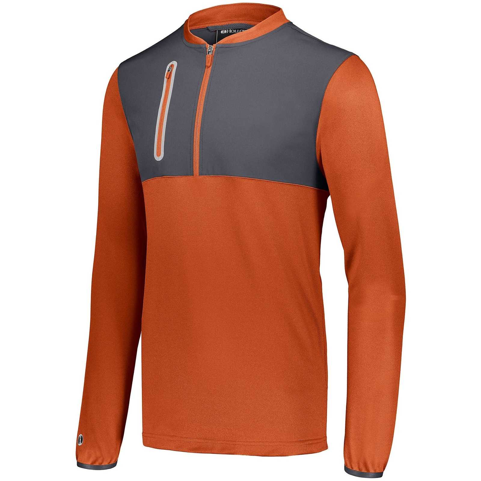 Holloway 229596 Weld Hybrid Pullover - Orange Carbon - HIT a Double