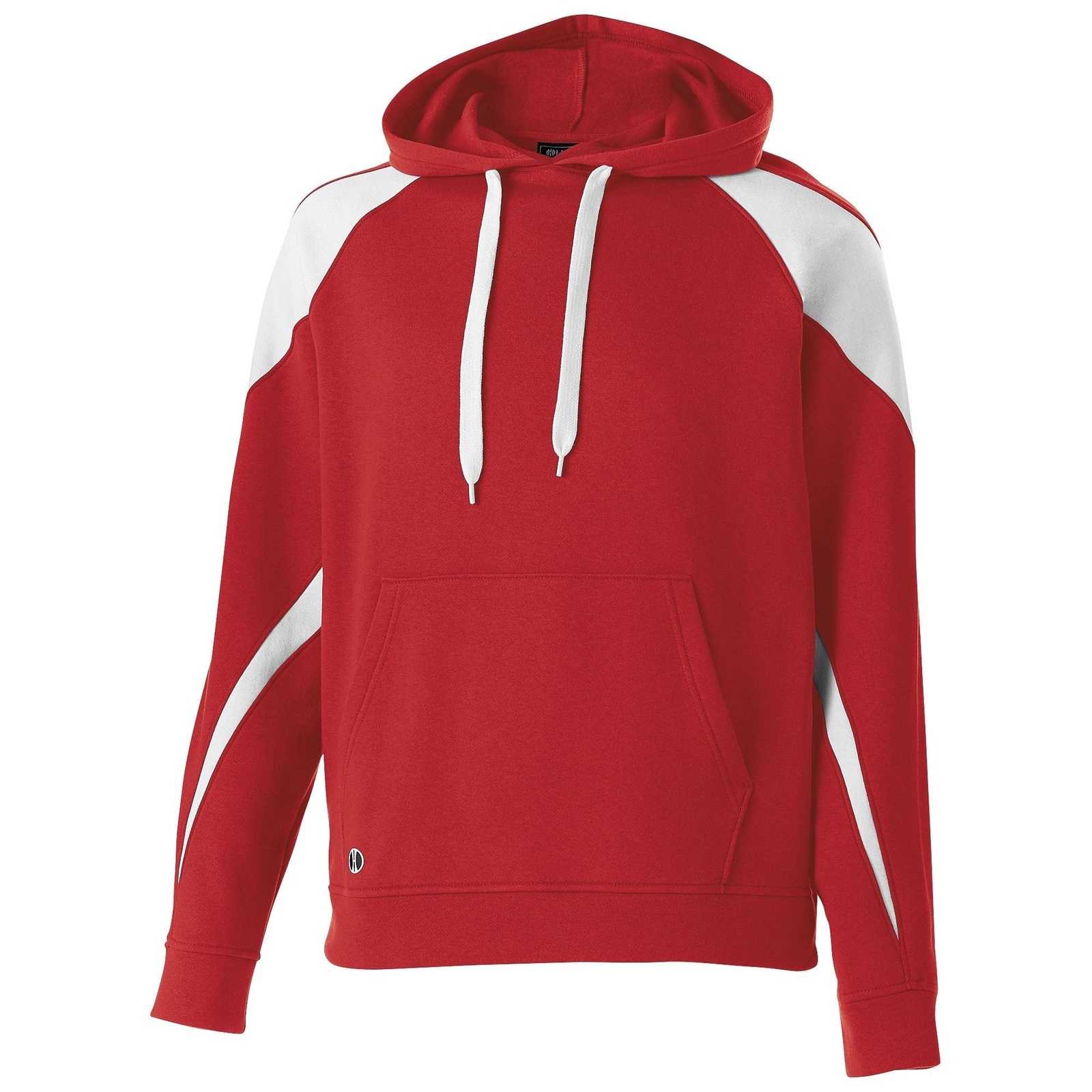 Holloway 229646 Youth Prospect Hoodie - Scarlet White - HIT a Double