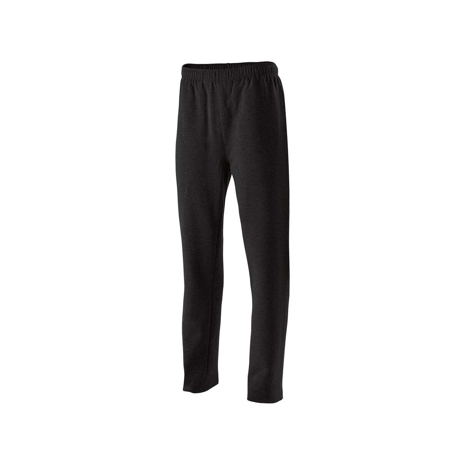 Holloway 229647 Youth 60/40 Fleece Pant - Black - HIT a Double - 1