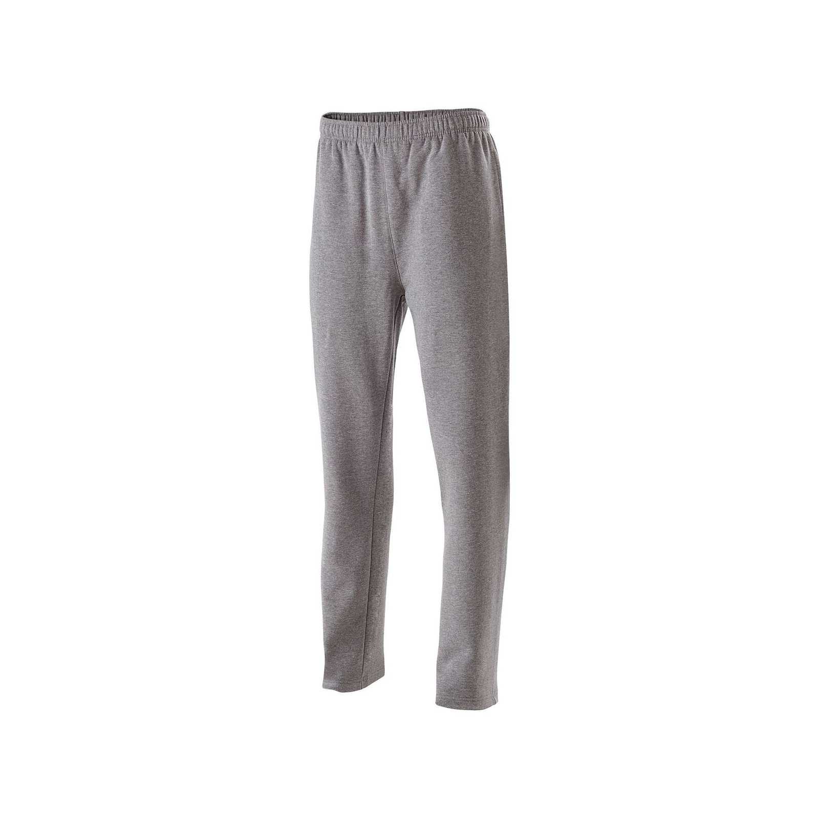 Holloway 229647 Youth 60/40 Fleece Pant - Charcoal Heather - HIT a Double - 1