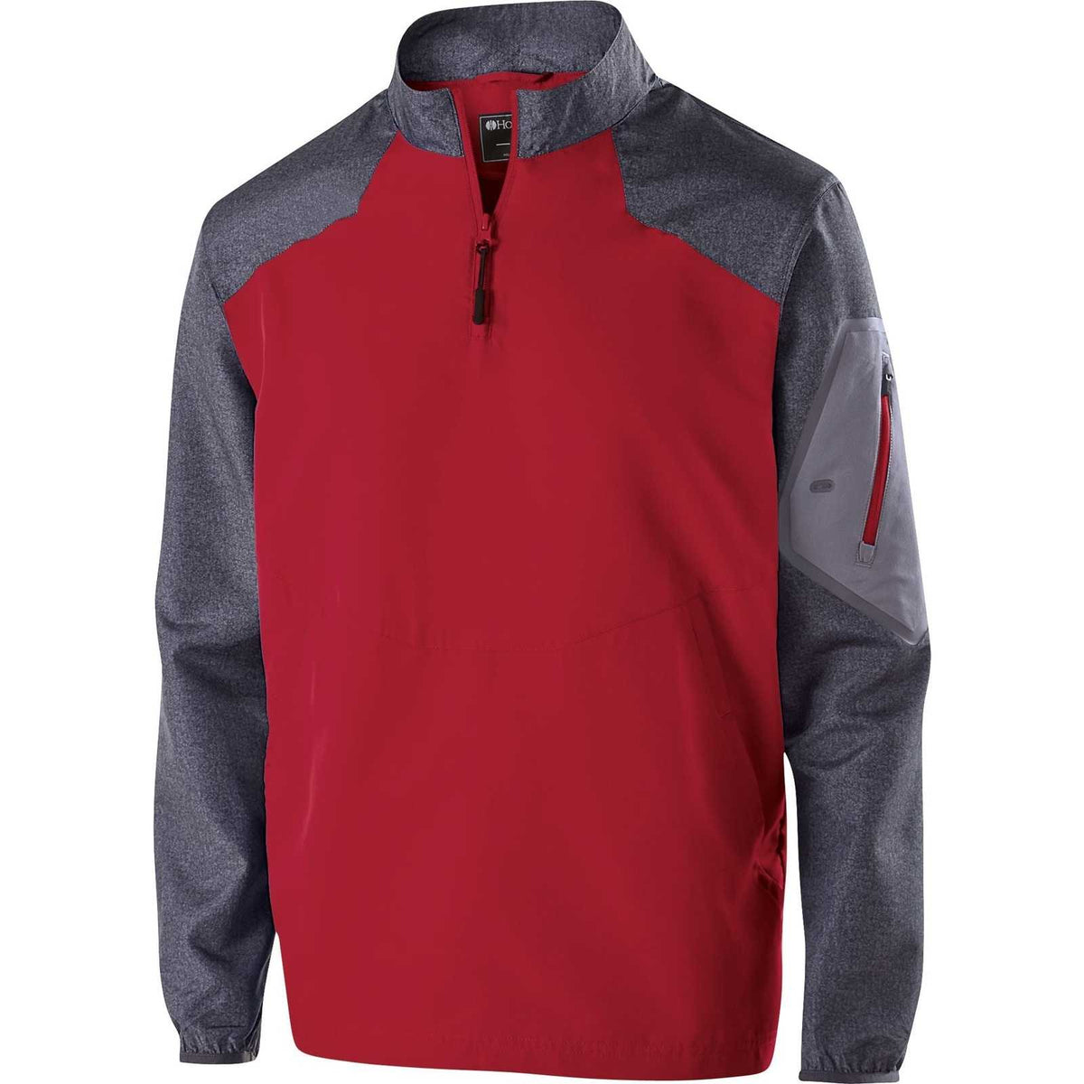 Holloway 229655 Youth Raider Pullover - Carbon Scarlet - HIT a Double