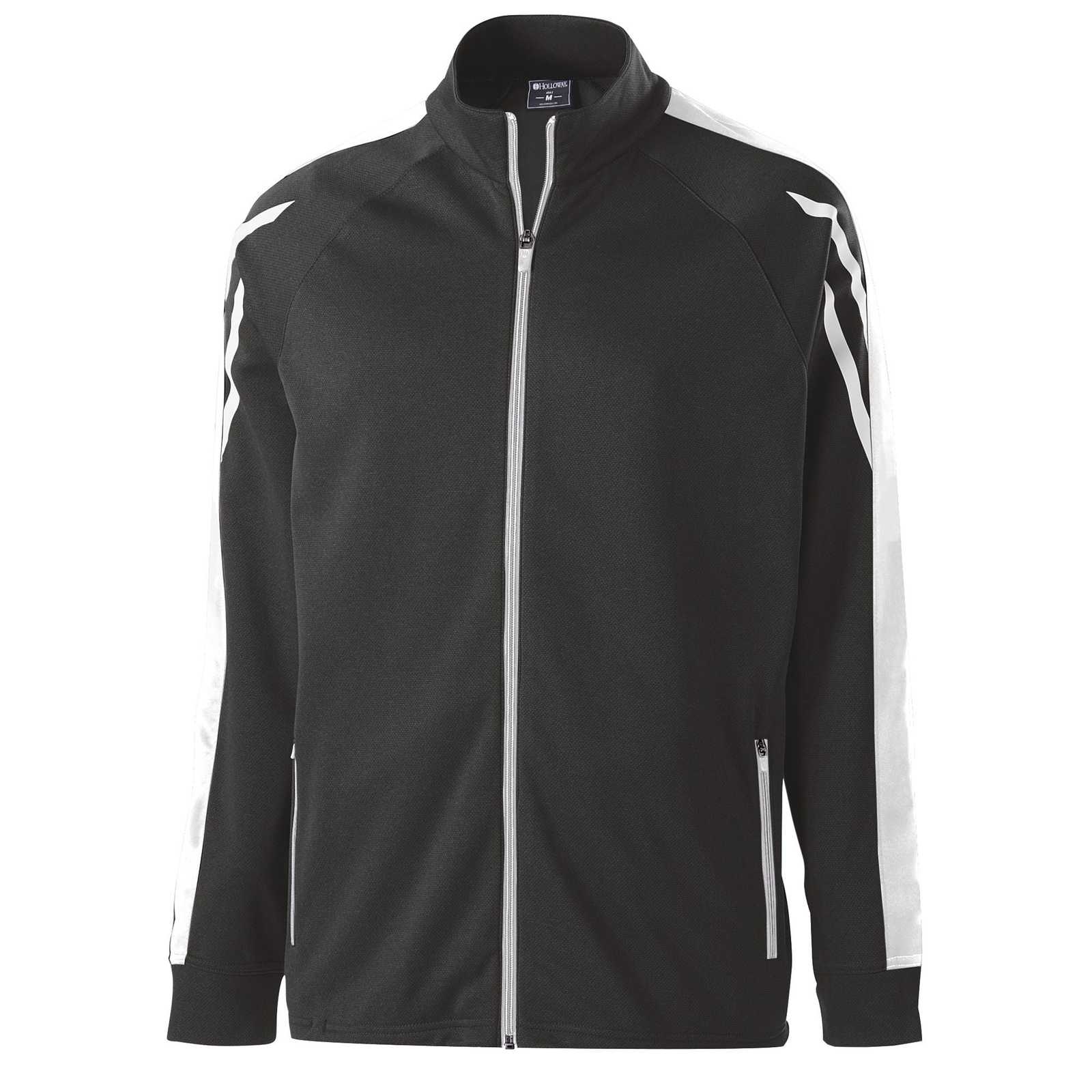 Holloway 229668 Youth Flux Jacket - Black White White - HIT a Double