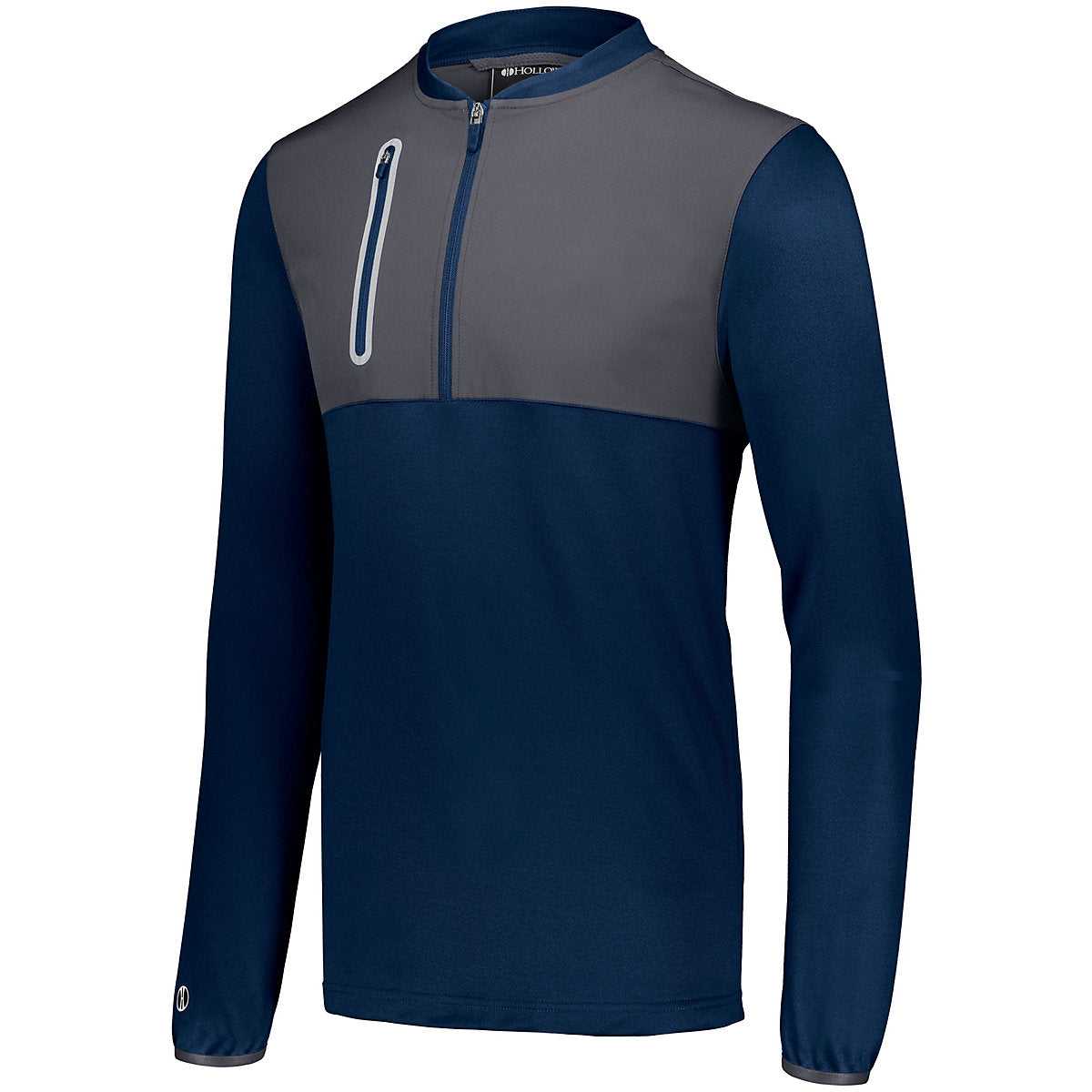 Holloway 229696 Youth Weld Hybrid Pullover - Navy Carbon - HIT a Double