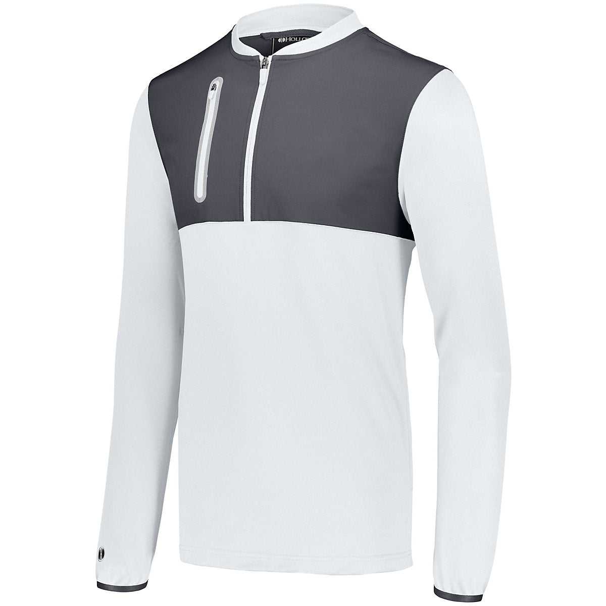 Holloway 229696 Youth Weld Hybrid Pullover - White Carbon - HIT a Double