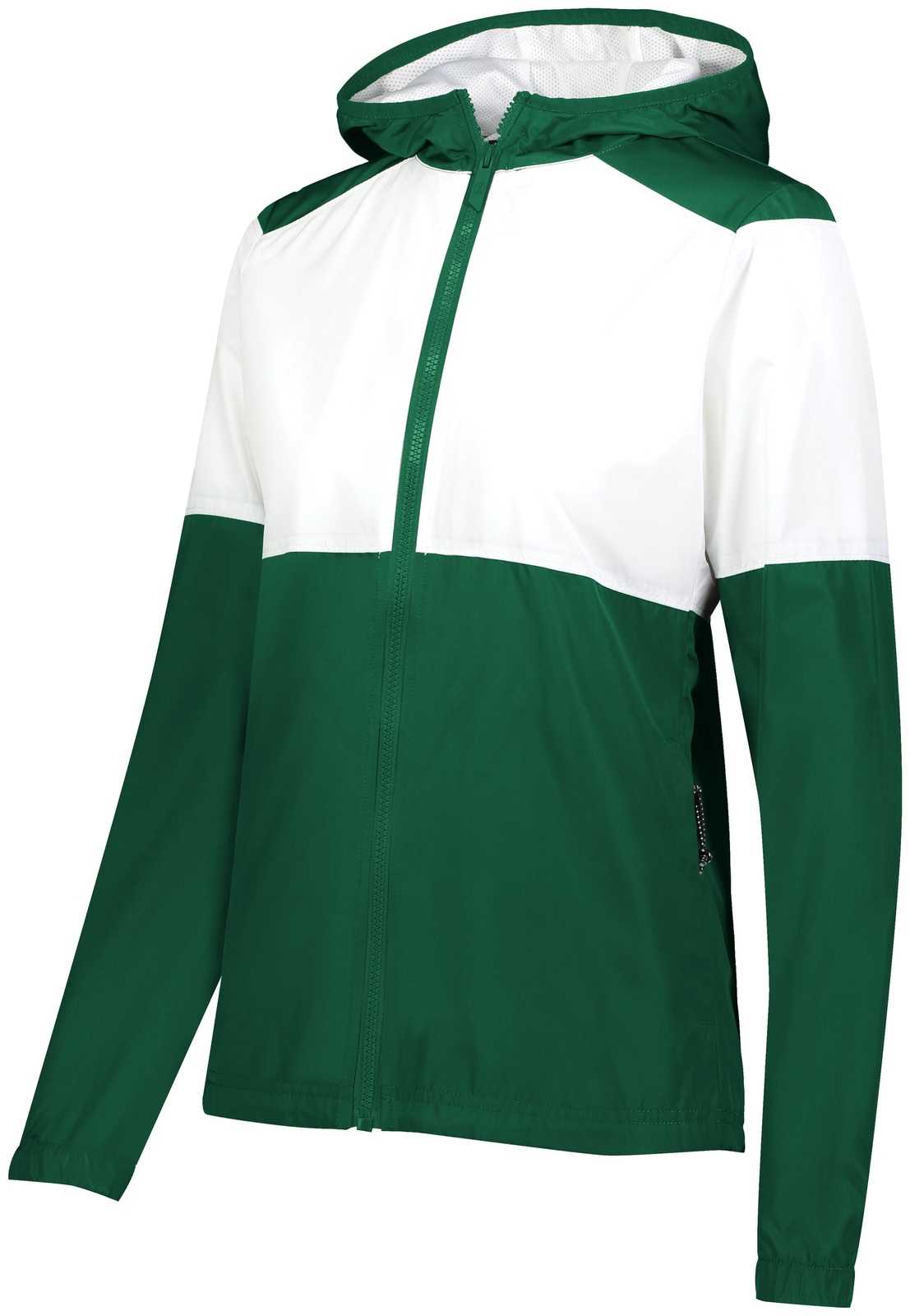 Holloway 229728 Ladies SeriesX Jacket - Dark Green White - HIT a Double