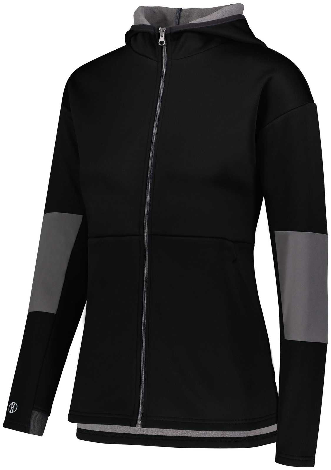 Holloway 229737 Ladies Sof-Stretch Jacket - Black Carbon - HIT a Double