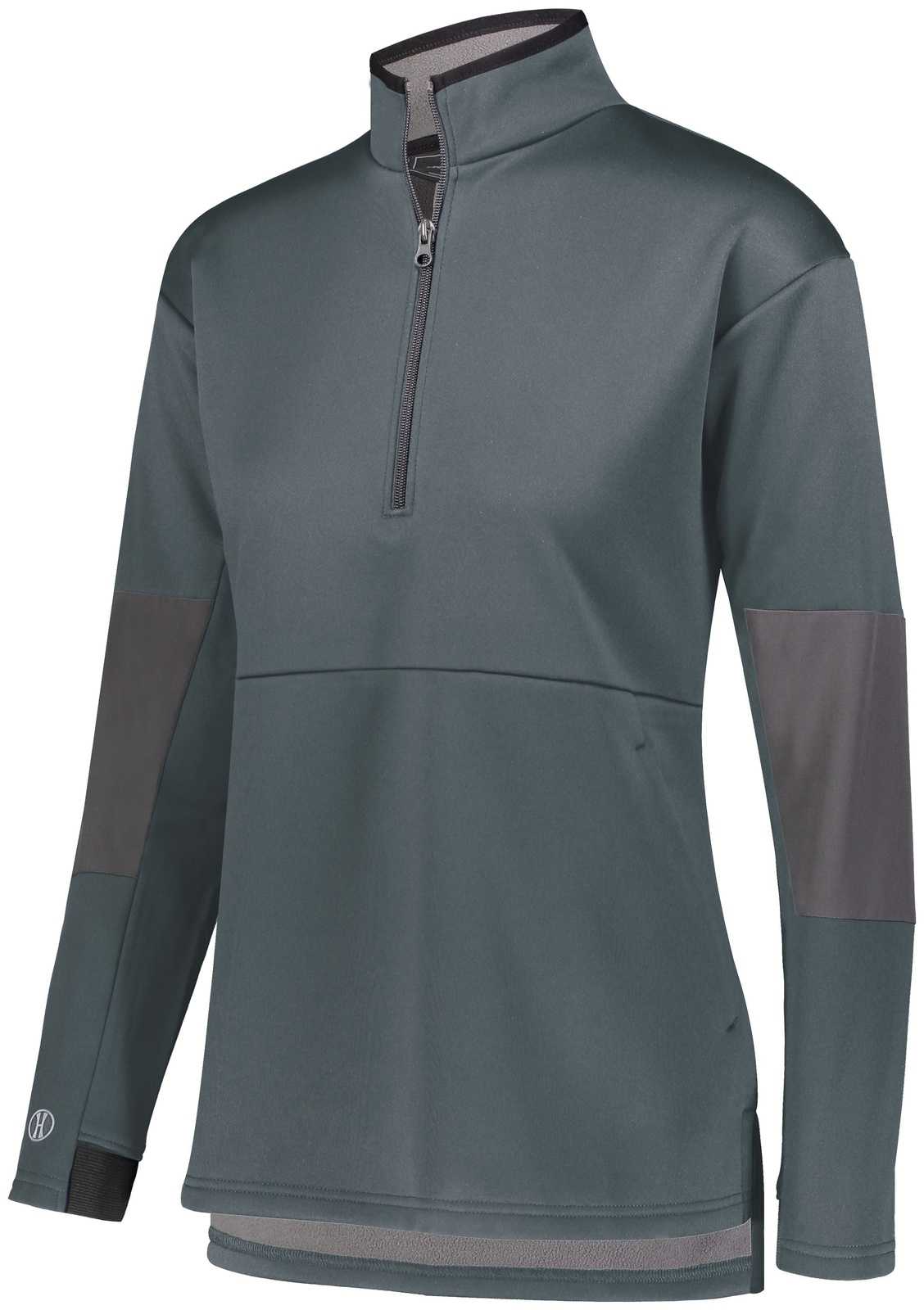 Holloway 229738 Ladies Sof-Stretch Pullover - Graphite Carbon - HIT a Double