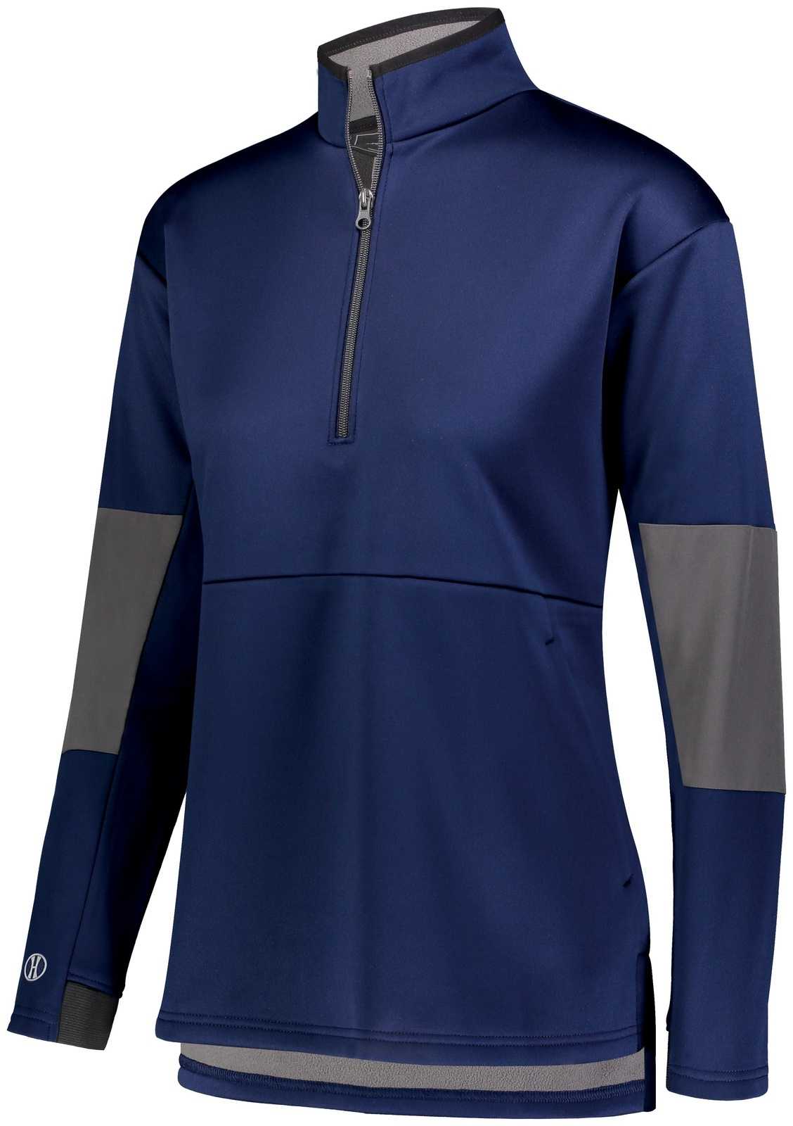 Holloway 229738 Ladies Sof-Stretch Pullover - Navy Carbon - HIT a Double
