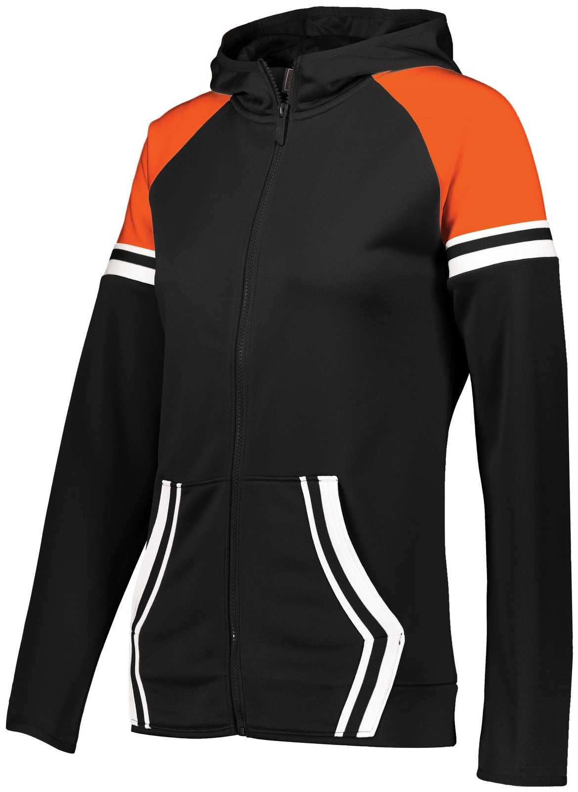 Holloway 229761 Ladies Retro Grade Jacket - Black Orange - HIT a Double