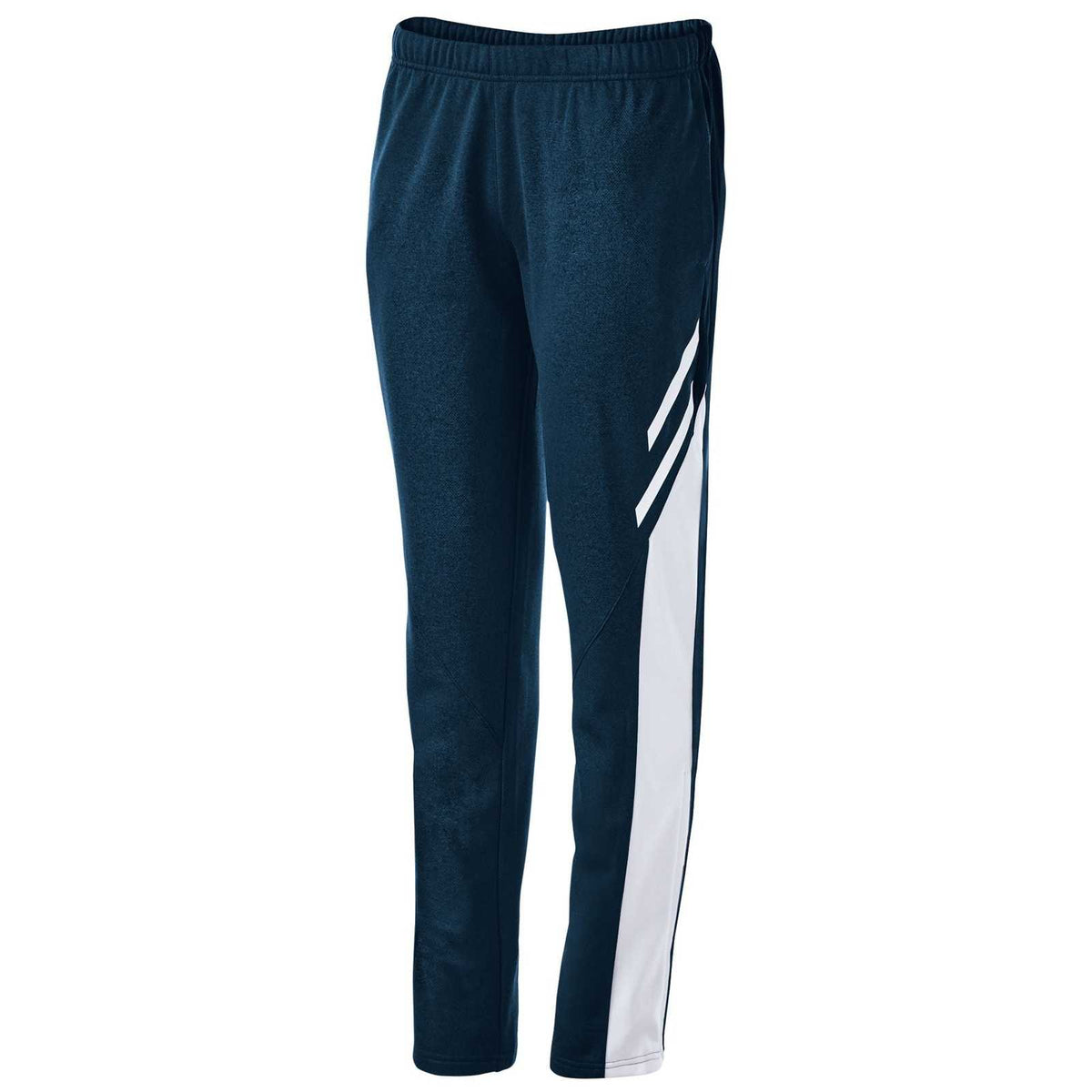 Holloway 229770 Ladies&#39; Flux Tapered Leg Pant - Navy White White - HIT a Double