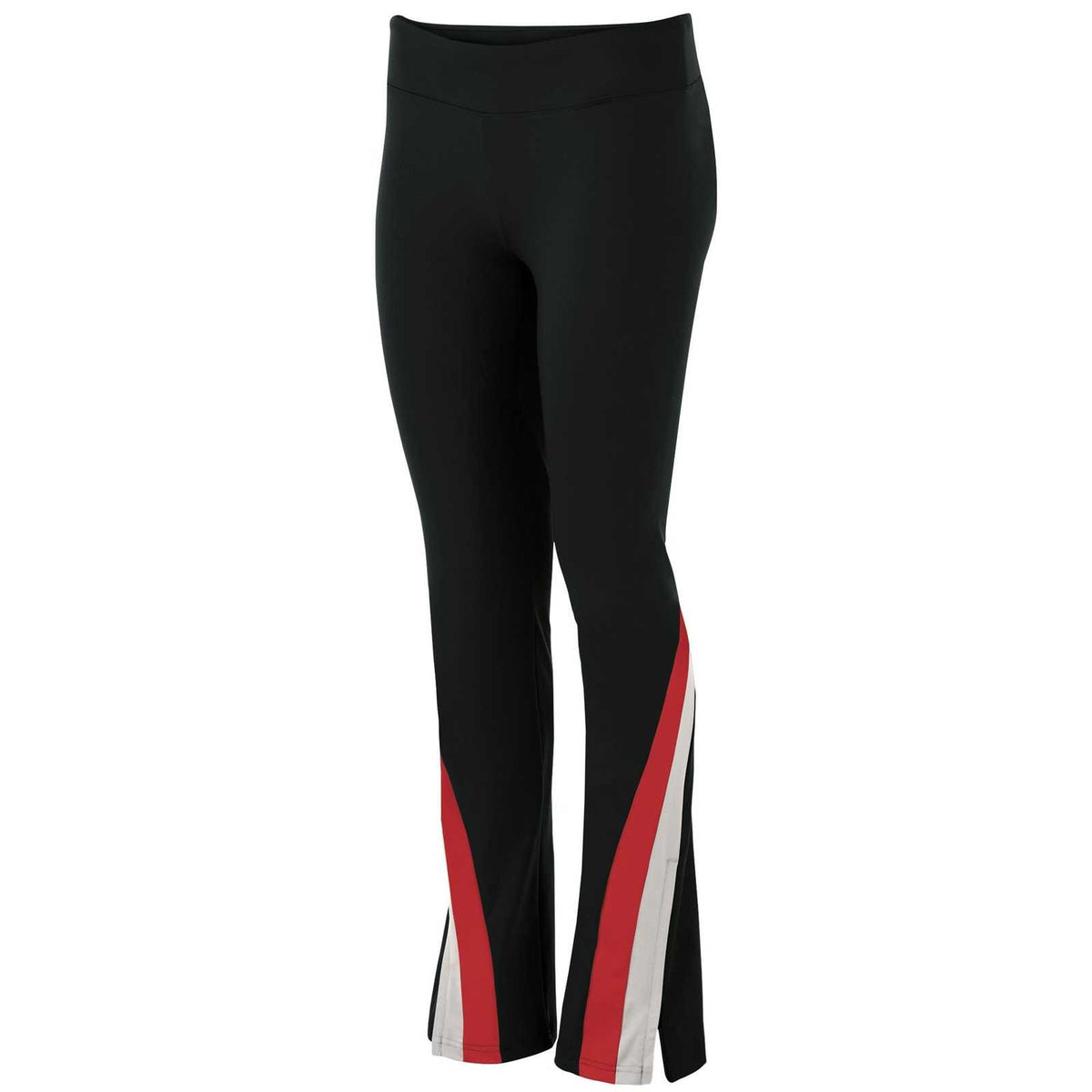 Holloway 229773 Ladies&#39; Aerial Pant - Black Silver Scarlet - HIT a Double