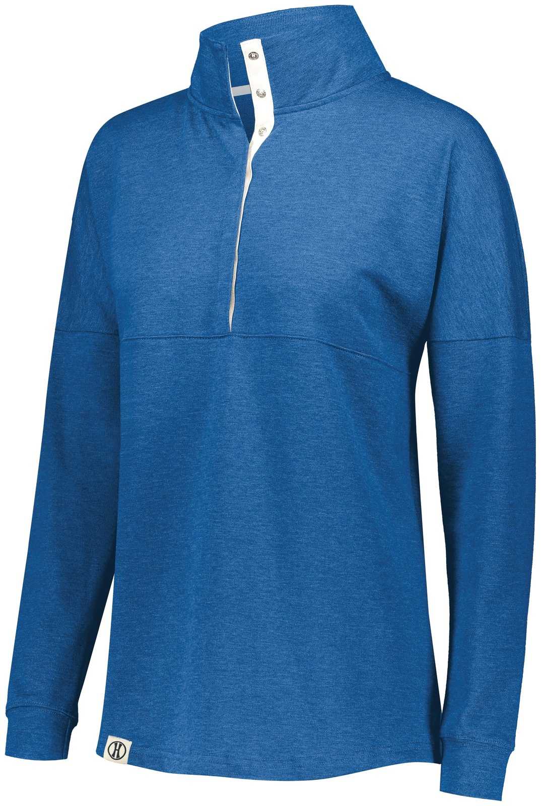 Holloway 229775 Ladies Sophomore Pullover - Royal Heather - HIT a Double