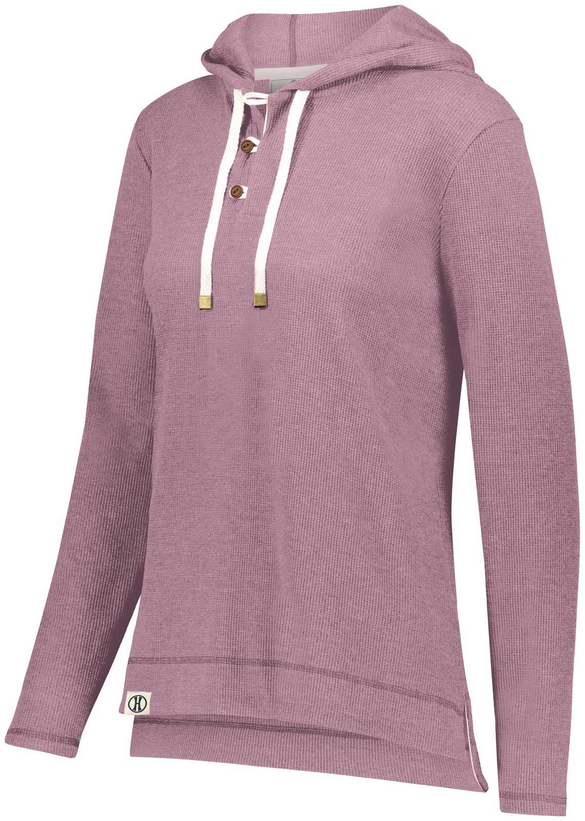Holloway 229778 Ladies Coast Hoodie - Dusty Rose Heather - HIT a Double