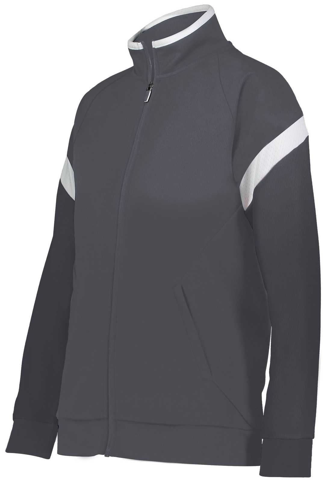 Holloway 229779 Ladies Limitless Jacket - Carbon White - HIT a Double