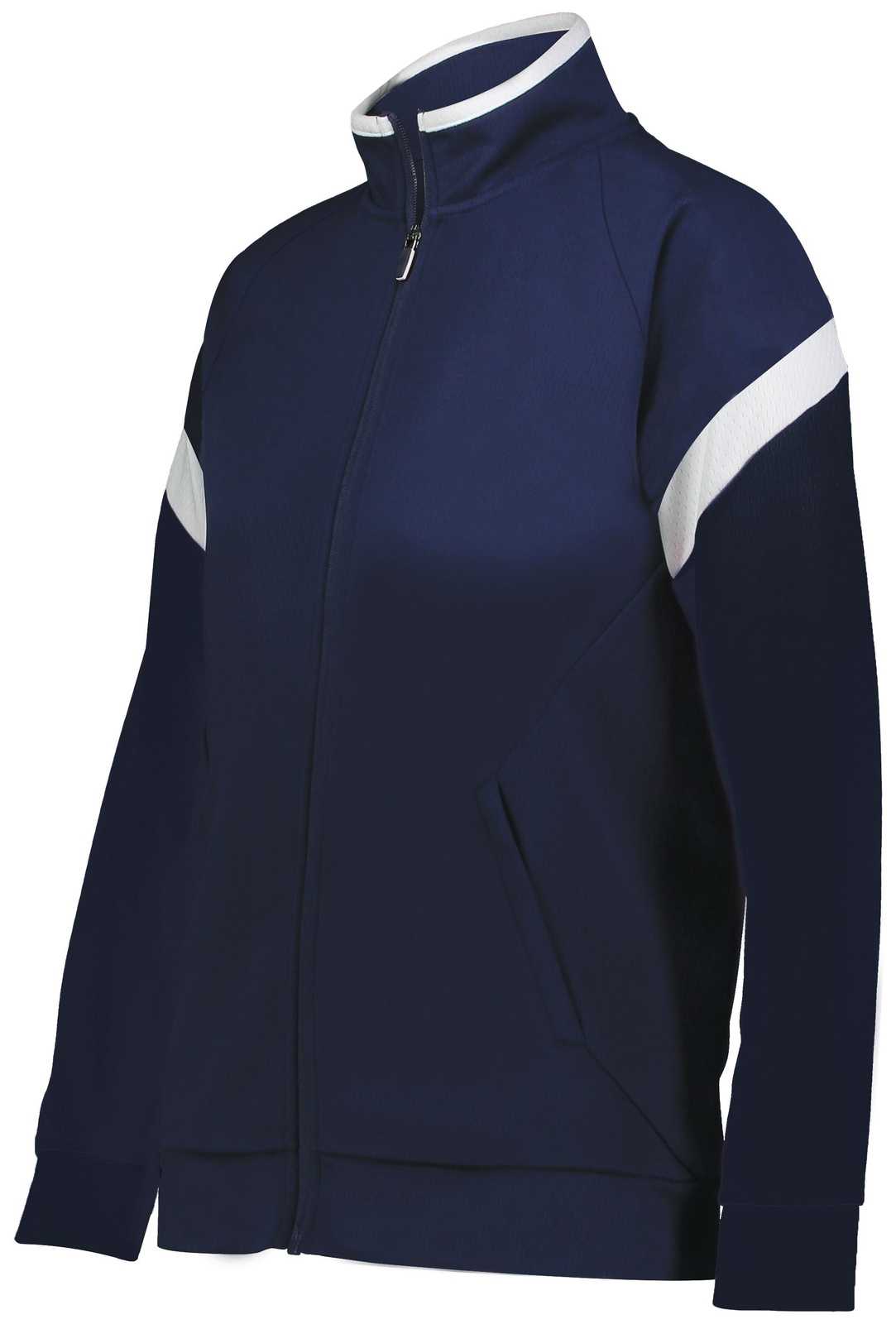 Holloway 229779 Ladies Limitless Jacket - Navy White - HIT a Double