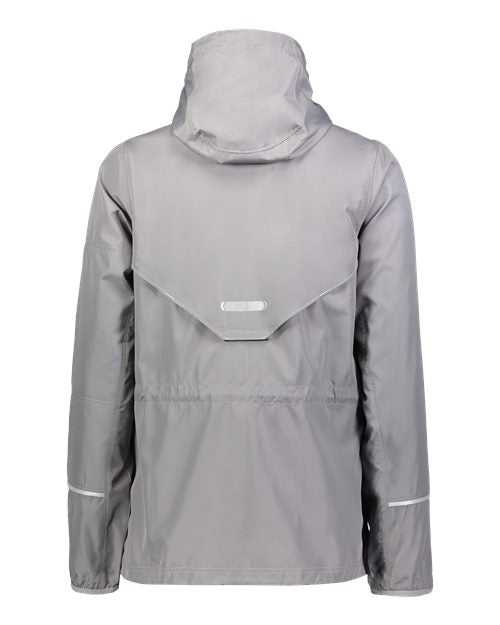 Holloway 229782 Women&#39;s Packable Hooded Jacket - Athletic Gray - HIT a Double