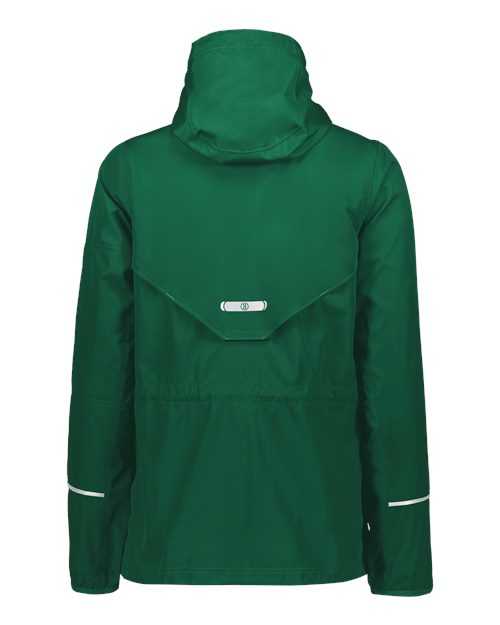 Holloway 229782 Women's Packable Hooded Jacket - Dark Green - HIT a Double