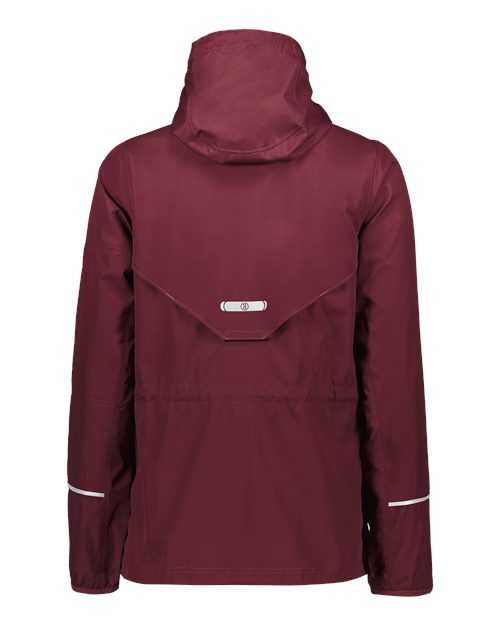 Holloway 229782 Women&#39;s Packable Hooded Jacket - Maroon - HIT a Double