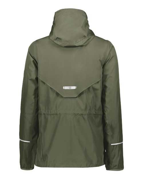 Holloway 229782 Women's Packable Hooded Jacket - Olive - HIT a Double