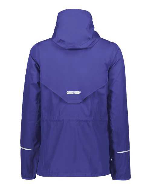Holloway 229782 Women&#39;s Packable Hooded Jacket - Purple - HIT a Double