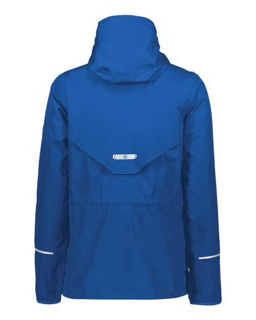 Holloway 229782 Women's Packable Hooded Jacket - Royal - HIT a Double