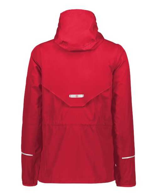 Holloway 229782 Women&#39;s Packable Hooded Jacket - Scarlet - HIT a Double