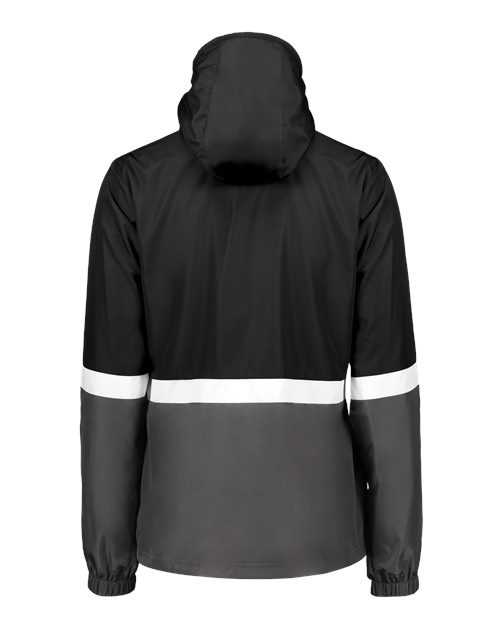 Holloway 229787 Women&#39;s Turnabout Reversible Hooded Jacket - Black Carbon - HIT a Double